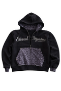 Cheetah print zip up